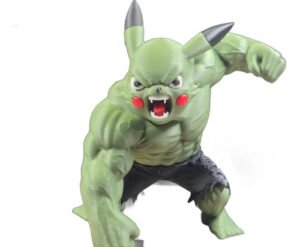 Hulk Pikachu 15cm Action Figure Inspirado Geek