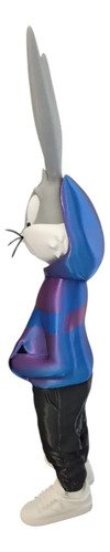 D_724890-MLB102473356186_122025-O.jpg Boneco Pernalonga Estilo Urbano Moletom Nike Streetwear 35cm - Imagem 3