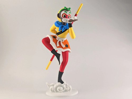 D_728801-MLB111830544649_052026-O.jpg Boneco Monkey King 32cm Action Figure Geek - Imagem 5