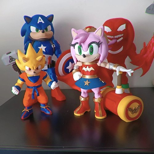 D_730568-MLB110764324678_052026-O.jpg Amy Rose 20cm Inspirado Mulher-maravilha Action Figure - Imagem 5