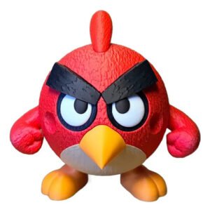 Miniatura Pássaro Vermelho Angry Birds 17cm Action Figure