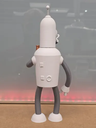 D_736391-MLB111351166509_052026-O.webp Boneco Bender 26cm Inspirado Futurama Action Figure - Imagem 4