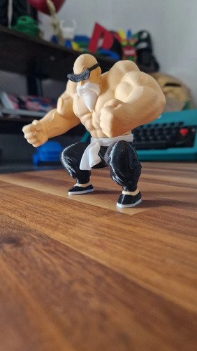 D_736927-MLB111098603058_052026-O.jpg Mestre Kame 15cm Action Figure Inspirado Em Dragon Ball - Imagem 3