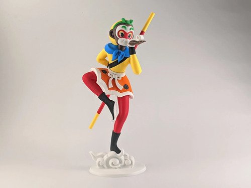 D_740600-MLB111830775489_052026-O.jpg Boneco Monkey King 32cm Action Figure Geek - Imagem 2