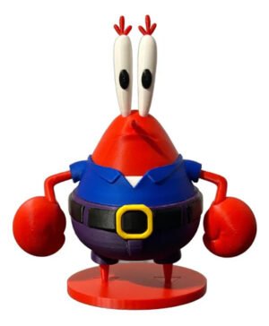 Sr. Sirigueijo 15cm Action Figure Inspirado Spongebob