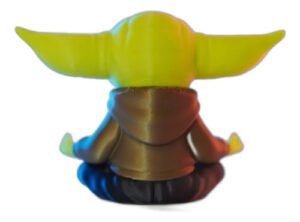 Baby Yoda Grogu Zen Meditação 15cm Action Figure