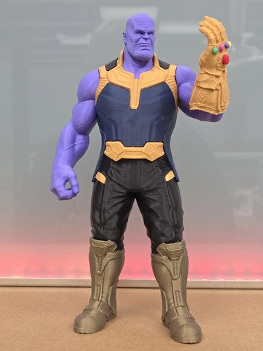 D_743920-MLB111831362475_052026-O.jpg Thanos 24cm Action Figure Inspirado Geek Colecionável - Imagem 2