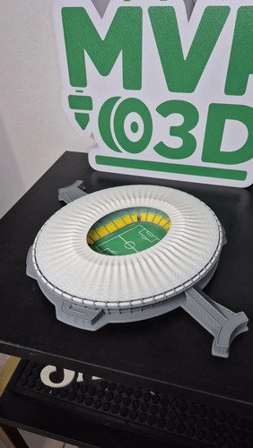 D_744449-MLB112858763941_062026-O.jpg Miniatura Estádio Maracanã 20cm Colecionável - Imagem 4