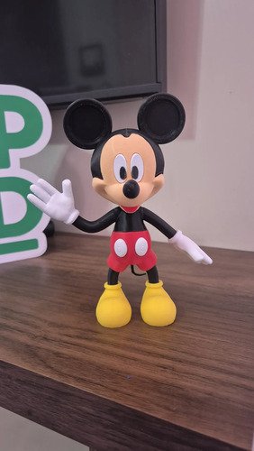 D_745377-MLB96509449330_112025-O.jpg Miniatura 15cm Action Figure Mickey Boneco Coleção Disney 3d - Imagem 2