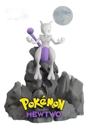 Mewtwo Action Figure Inspirado Pokémon Colecionável