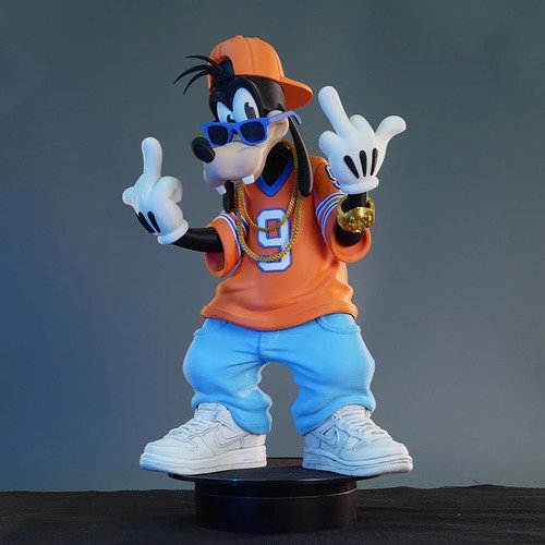 D_759272-MLB109731281623_032026-O.jpg Boneco Pateta Estilo Urbano 30cm Action Figure Hip Hop Hype - Imagem 3