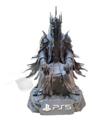 Trono Ps5 Dark Lord Suporte Controle Geek Colecionável