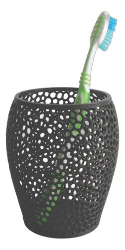 Suporte Porta-escova Voronoi Geométrico Decoração