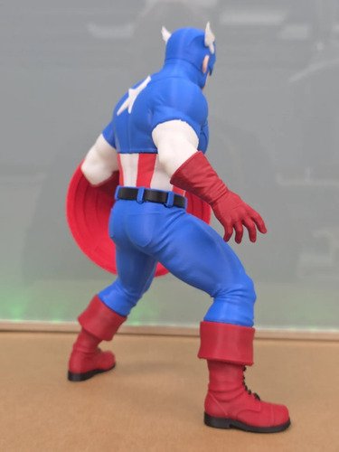 D_763585-MLB111831775117_052026-O.jpg Capitão América 22cm Action Figure Inspirado Em - Imagem 5
