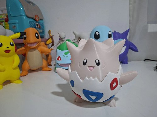 D_764741-MLB111875623535_052026-O.jpg Togepi 15cm Action Figure Boneco Pokémon Colecionável - Imagem 4