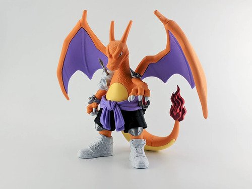 D_766286-MLB110866509914_052026-O.jpg Charizard 23cm Action Figure Inspirado Pokémon - Imagem 4