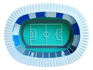 Estádio Olímpico Monumental Gremio 20cm Miniatura