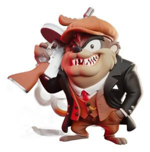 Taz 20cm Action Figure Inspirado Peaky Blinders