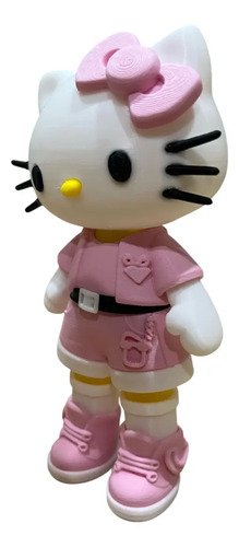 D_771509-MLB106385199898_022026-O.jpg Boneco Hello Kitty Estilo Estilo Urbano 20cm Action Figure - Imagem 3