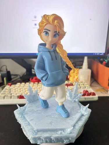 D_775525-MLB111944701483_052026-O.jpg Action Figure Elsa 20cm Frozen Inspirado Em - Imagem 5