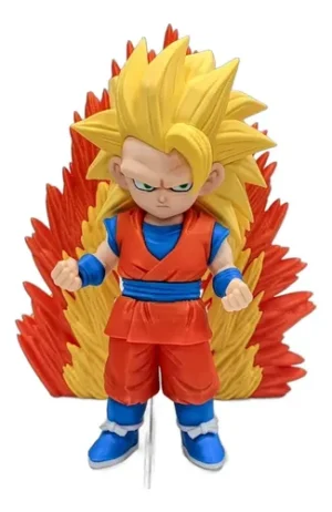 Action Figure Goku Super Saiajin 3 Daima 23cm