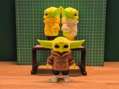 D_793055-MLB111875680067_052026-O.jpg Miniatura Grogu Baby Yoda 15cm Action Figure - Imagem 6