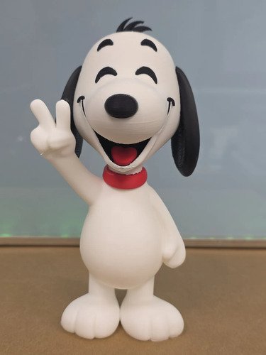 D_796448-MLB111358360937_052026-O.jpg Snoopy O Pacifista 20cm Boneco Inspirado Geek - Imagem 2