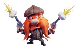 Eufrazino Puxa-briga 25cm Peaky Blinders Boneco Colecionável