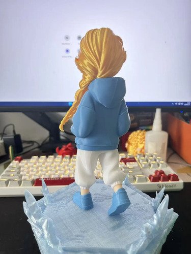 D_796525-MLB111944171899_052026-O.jpg Action Figure Elsa 20cm Frozen Inspirado Em - Imagem 3