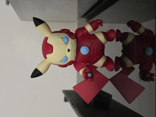 D_798415-MLB111350590563_052026-O.jpg Iron Pikachu 20cm Action Figure Inspirado Geek - Imagem 3