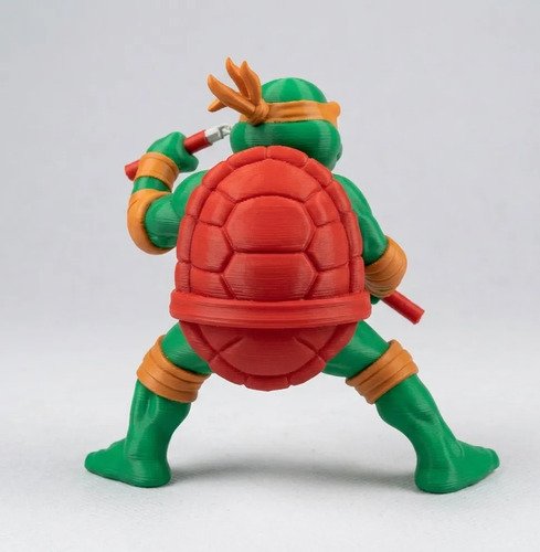 D_799071-MLB111767805214_062026-O.jpg Michelangelo Tartaruga Ninja 15cm Action Figure - Imagem 3