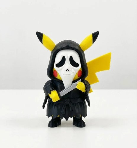 D_800921-MLB111669964813_052026-O.jpg Pikachu Fantasma 20cm Action Figure Inspirado - Imagem 4