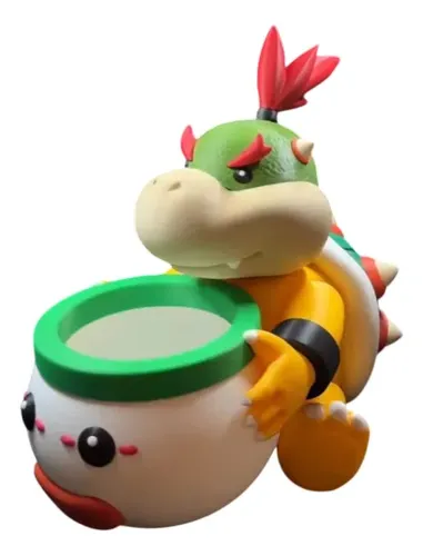 D_801597-MLB109728621609_032026-O.webp Bowser Júnior Balde Pipoca 30cm - Action Figure 3d Cinema - Imagem 3