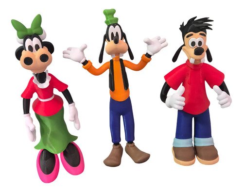 D_802660-MLB96510743566_112025-O.jpg Miniaturas 21cm Action Figure Família Pateta E Max Disney