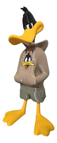 D_803552-MLB107479878571_022026-O.jpg Boneco Patolino Estilo Urbano Streetwear 25cm Action Figure - Imagem 2