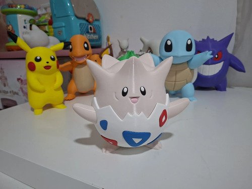 D_805129-MLB111876476165_052026-O.jpg Togepi 15cm Action Figure Boneco Pokémon Colecionável - Imagem 2