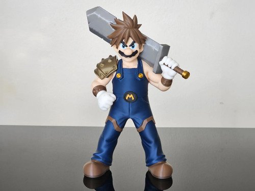 D_805436-MLB110666058948_052026-O.jpg Mario Strife 20cm Action Figure Inspirado Em Mario Bros - Imagem 2