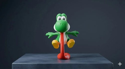 D_807628-MLB110908995024_052026-O.jpg Yoshi 20cm Boneco Colecionável Inspirado Em Videogame - Imagem 3