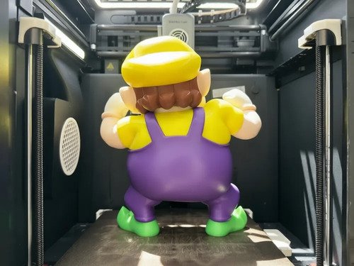 D_818581-MLB111470479767_052026-O.jpg Action Figure Wario 15cm Super Mario Bros Colecionável - Imagem 3
