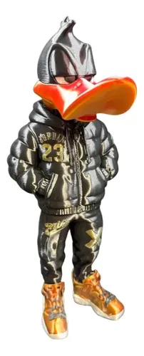 D_820692-MLB107526288203_022026-O.webp Boneco Patolino Estilo Urbano Nike 30cm Action Figure Hype - Imagem 7