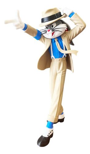 Boneco Perna Longa Michael Jackson Smooth Criminal 3d 35cm
