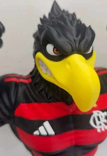 D_822177-MLB111398941673_052026-O.jpg Mascote Urubu Flamengo Futebol Boneco Action Figure Mengao - Imagem 4