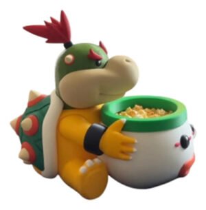 Bowser Júnior Balde Pipoca 30cm - Action Figure 3d Cinema