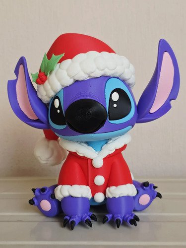 D_829180-MLB98154659473_112025-O.jpg Miniatura 23cm Stitch Versão De Natal Action Figure - Imagem 5