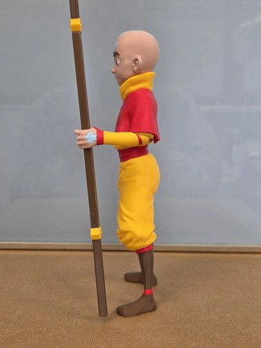 D_830300-MLB111119429452_052026-O.jpg Aang Avatar 24cm Action Figure Boneco Inspirado - Imagem 7