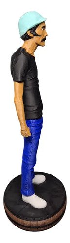 D_836294-MLB103754632078_012026-O.jpg Boneco Seu Madruga 29cm Action Figure Chaves Base Barril 3d - Imagem 6
