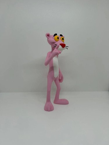 D_836376-MLB111607695398_062026-O.jpg Pantera Rosa 20cm Action Figure Cartoon Clássico - Imagem 7