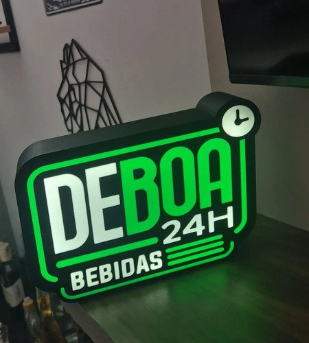D_843092-MLB86367463764_062025-O.jpg Placa Luminosa 3d Personalizado Sua Logo Marca Comércio Bar Preto 127/220v - Imagem 4