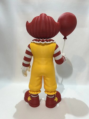 D_843920-MLB111233893738_052026-O.jpg Boneco It Palhaço Pennywise Ronald Mcdonald Crossover 28cm - Imagem 3
