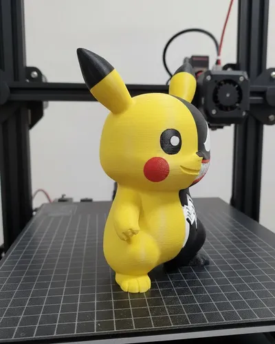 D_845096-MLB111350061109_052026-O.webp Pikachu Venom 20cm Action Figure Inspirado Geek - Imagem 3
